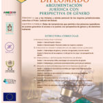 CARTEL DIPLOMADO ARGUMENTACIÓN JURÍDICA CON PERSPECTIVA DE GÉNERO 38 hras