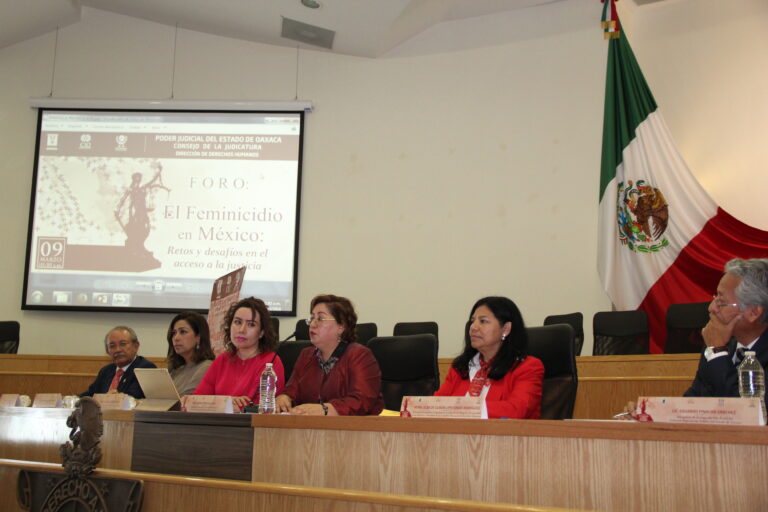Realiza el TSJO foro sobre  el feminicidio en México