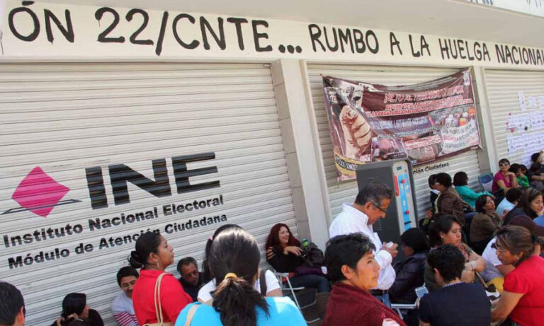 La Sección 22 siempre ha estado (y seguirá) presente en todos los procesos electorales