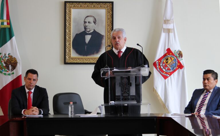 El Magistrado Raúl Bolaños Cacho rinde su 2º informe de actividades