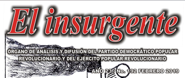 Difunde EPR edición No. 192 de “El insurgente”
