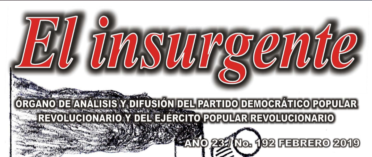 Difunde EPR edición No. 192 de “El insurgente”