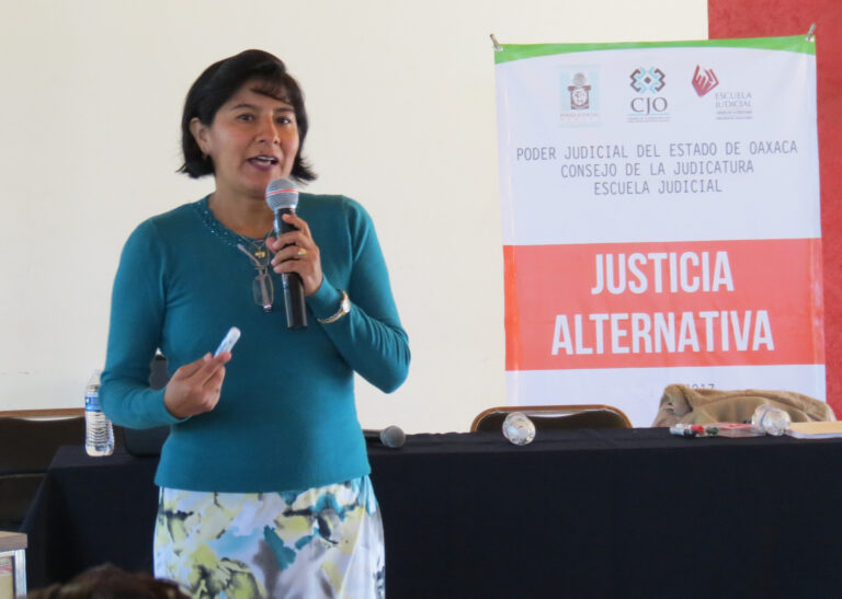 Impulsa PJE en Oaxaca la justicia alternativa con enfoque humano