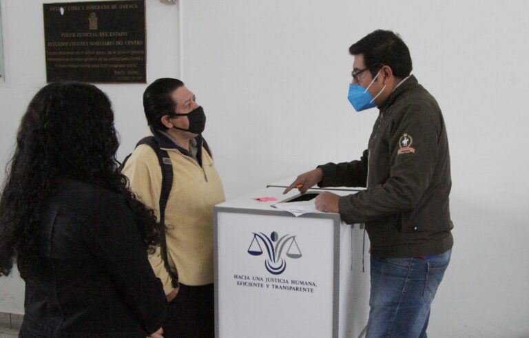Continúa Poder Judicial de Oaxaca retorno gradual de actividades