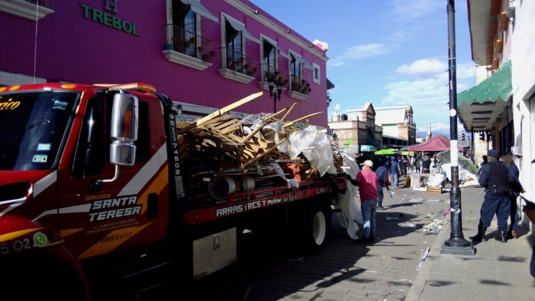 Desalojo de ambulantes