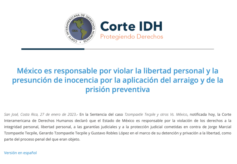AL MARGEN || CoIDH, el arraigo y la prisión preventiva oficiosa: sus implicaciones con la justicia en Oaxaca