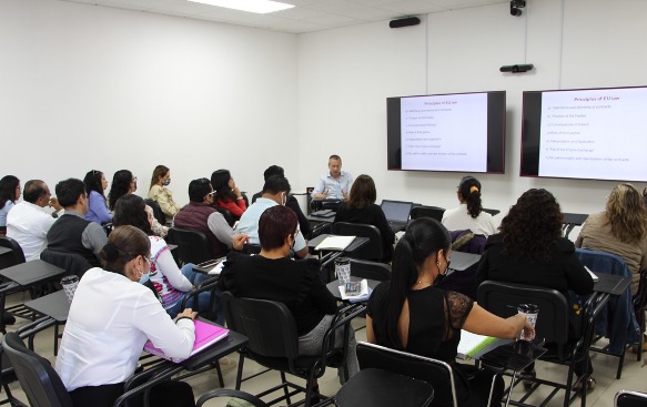 <strong>Inicia segundo semestre de la Maestría impartida <br>por el PJEO y la Universidad de Perugia</strong>
