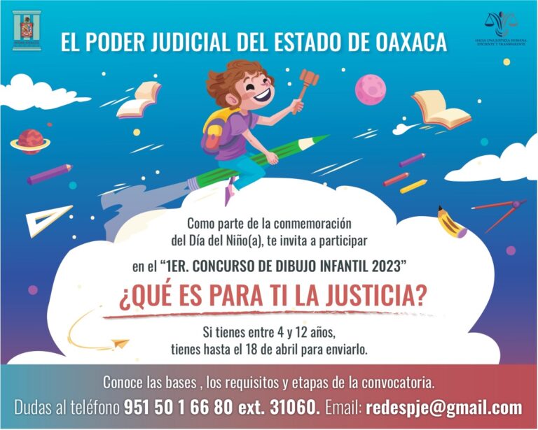<strong>¿Qué es para ti la justicia? Concurso de <br>dibujo infantil organizado por el PJEO</strong>