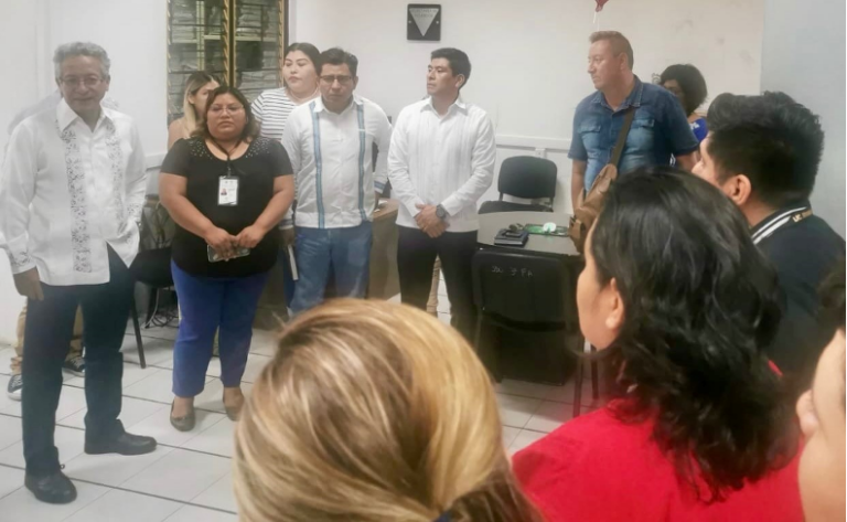 Recorre titular del PJEO el Centro de Justicia y juzgados de la Cuenca