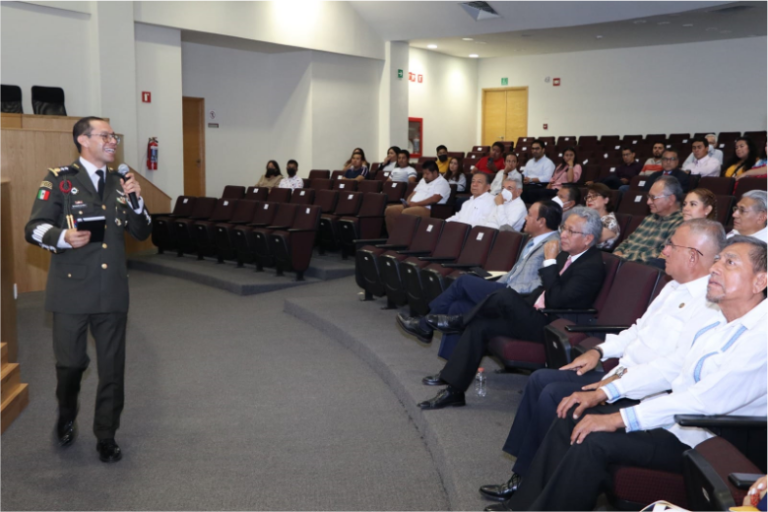 Imparten conferencia “Difusión de la Cultura de Seguridad Nacional” en el PJEO