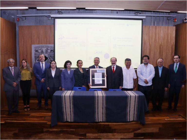 Recibe Oaxaca certificación nacional en Juicios Orales Mercantiles
