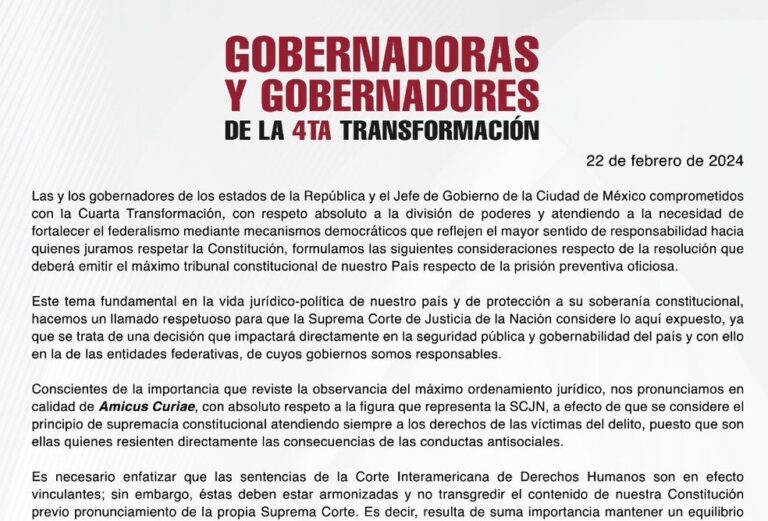 AL MARGEN || Con la defensa de la prisión preventiva oficiosa, el “progresismo” de la 4T llama a restringir las libertades fundamentales de los mexicanos