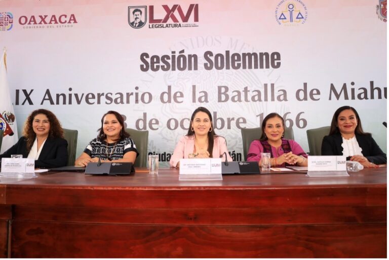 Poder Judicial se suma a conmemoración de la Batalla de Miahuatlán, refrendando su compromiso con la unidad y la igualdad