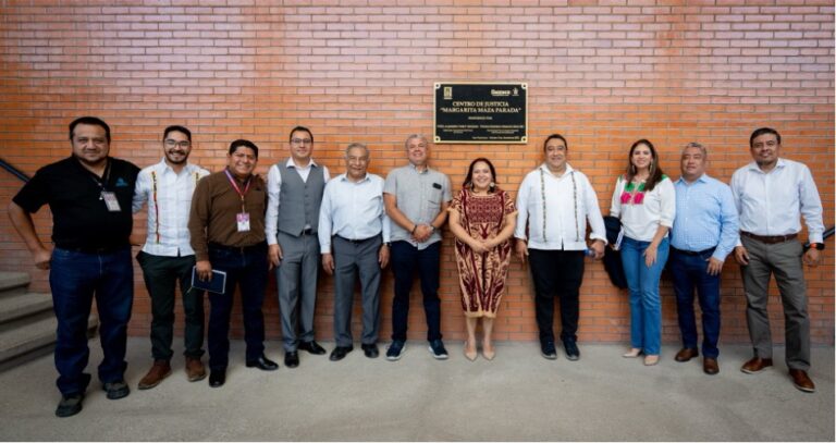 Diálogo constructivo y fortalecimiento institucional en el Centro de Justicia “Margarita Maza Parada”