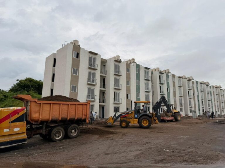 Supervisa Infonavit trabajos de limpieza y reposición enfrente de obra del fraccionamiento Bosques de Rio Medio