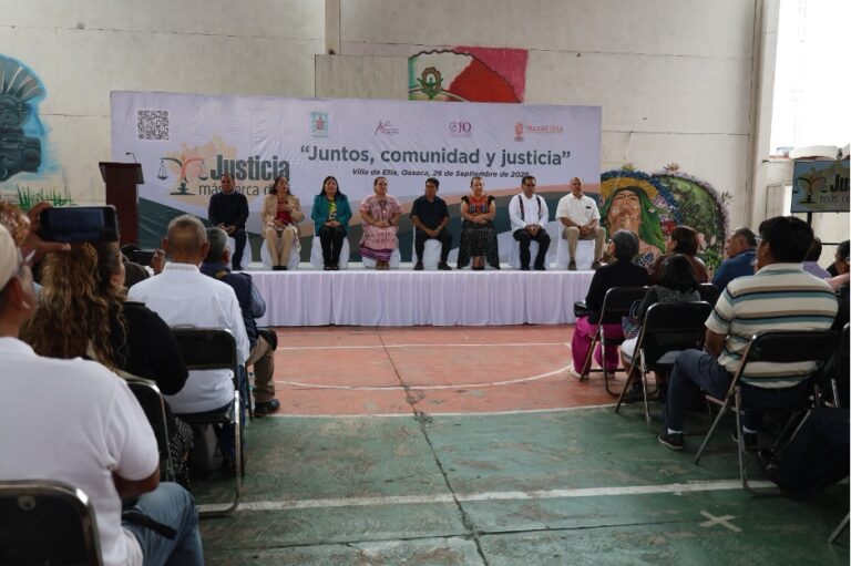 Abre Poder Judicial diálogo directo con comunidades del Valle de Etla